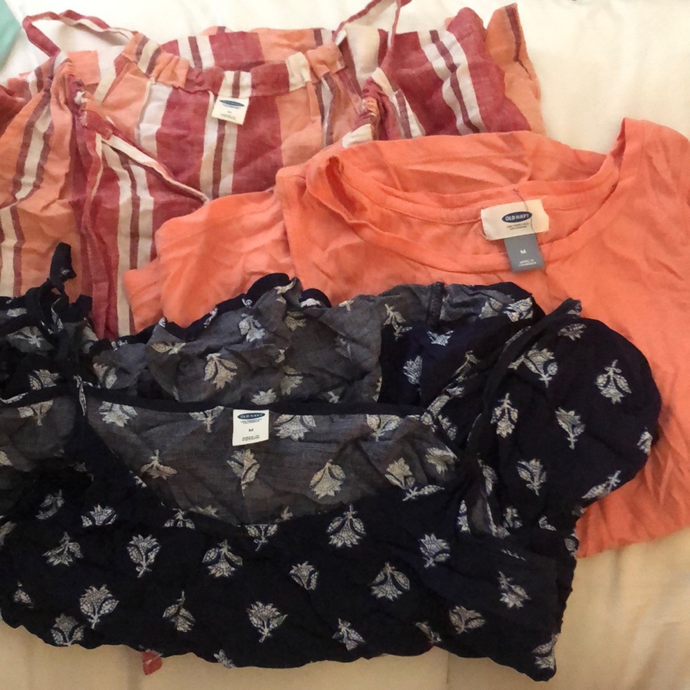 Three old navy tanks